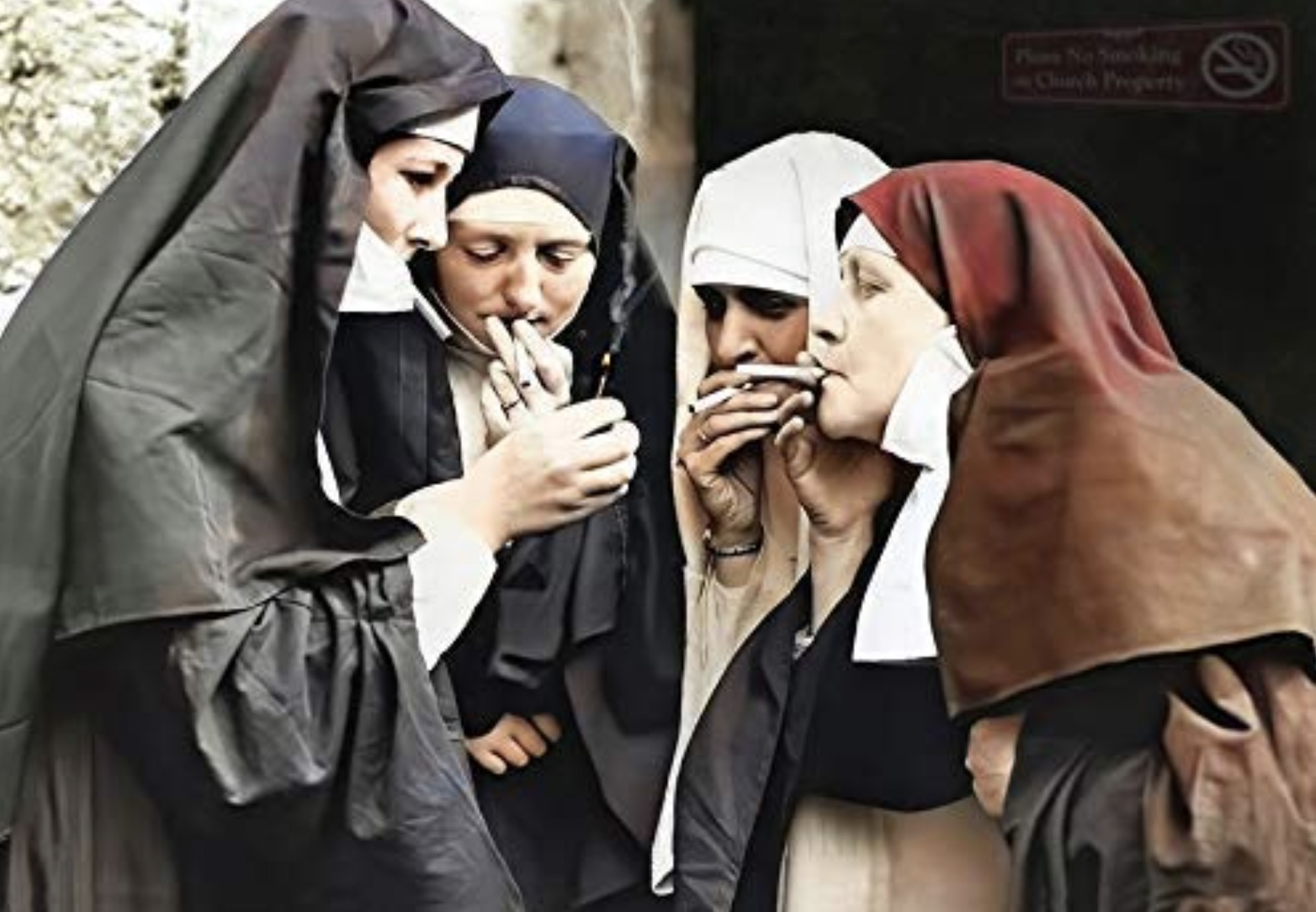 nuns smoking - Plows No Smoking Church Property